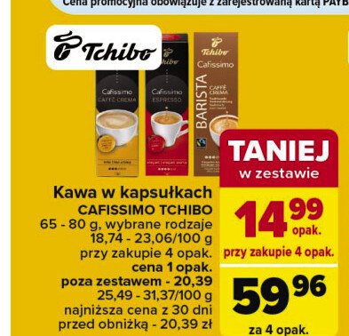 Kawa caffe crema Tchibo cafissimo Tchibo cafe promocja