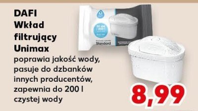 Wkład filtrujący Unimax promocja w Kaufland