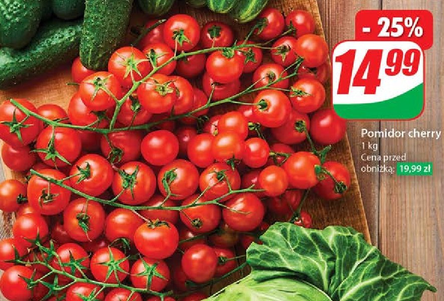 Pomidory cherry czerwone promocja