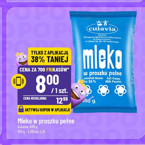 Mleko w proszku Cuiavia promocja w POLOmarket