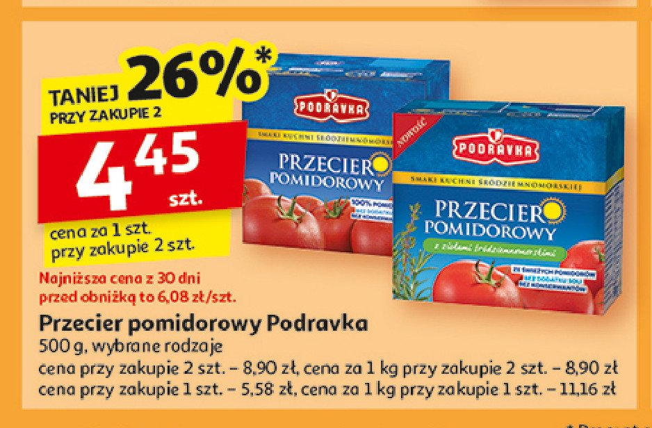 Przecier pomidorowy Podravka promocja