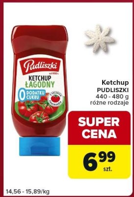 Ketchup PUDLISZKI różne rodzaje promocja w Carrefour Express