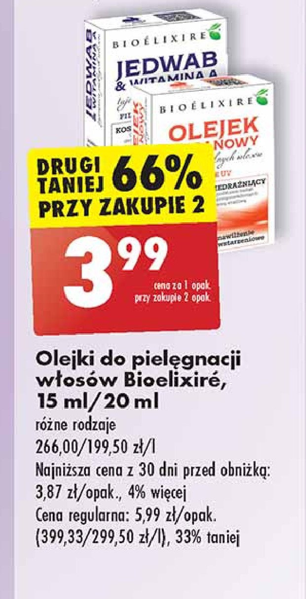 Olejek arganowy Bioelixire promocja