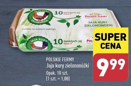 Jaja od kury zielononóżki Polskie fermy promocja