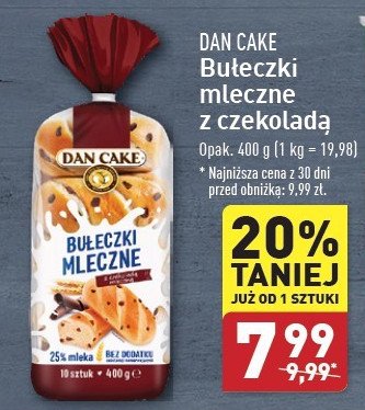 Bułeczki z czekoladą Dan cake promocja w Aldi