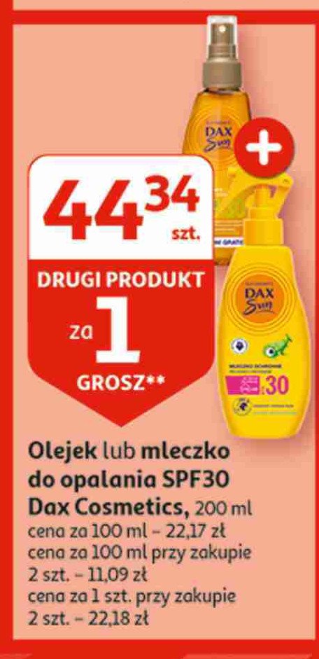 Mleczko ochronne do opalania w spray spf30 Dax sun promocja