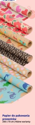 Papier do pakowania prezentów 200 x 70 cm promocja w Action