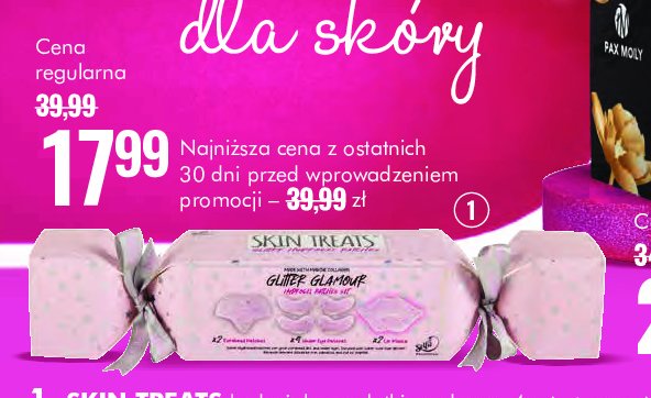 Zestaw płatków hydrożelowych Skin treats promocja