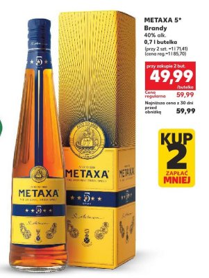 Brandy 40% alk. promocja w Kaufland