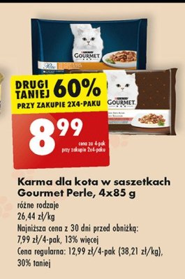 Karma dla kota mi臋sny duet Purina gourmet perle promocja