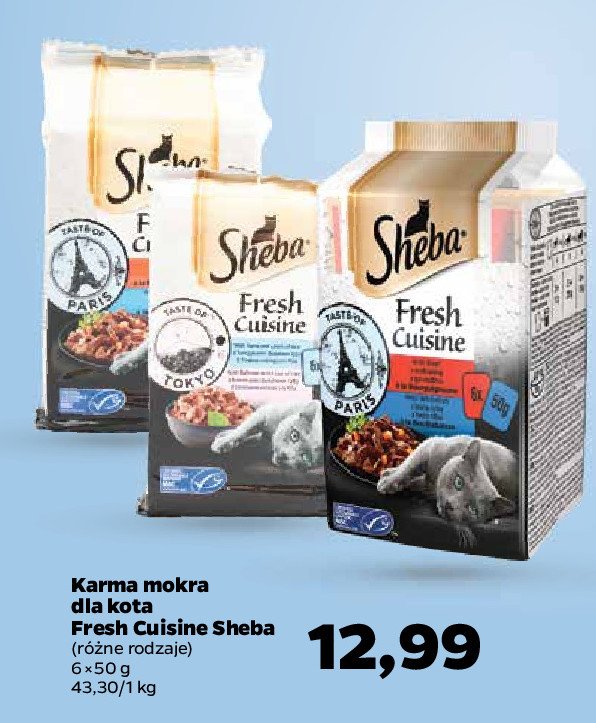 Karma dka kota wo艂owina-bia艂a ryba Sheba fresh cuisine promocja
