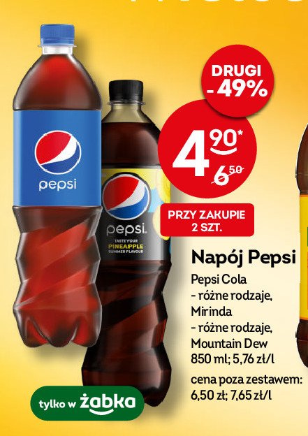 Napoj Pepsi max pineapple promocja