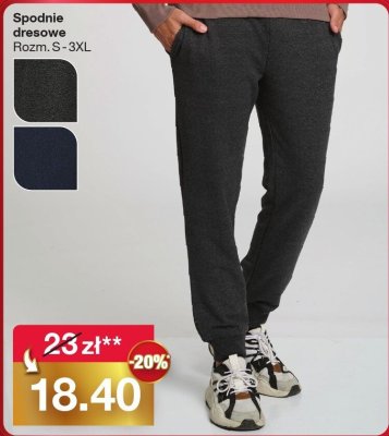 Spodnie dresowe promocja w Woolworth