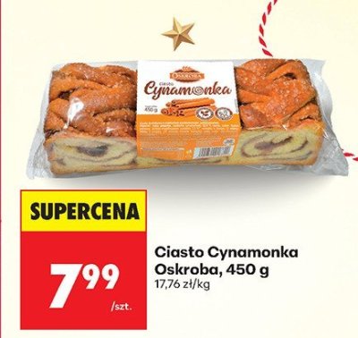 Ciasto Cynamonka Oskroba promocja w Biedronka