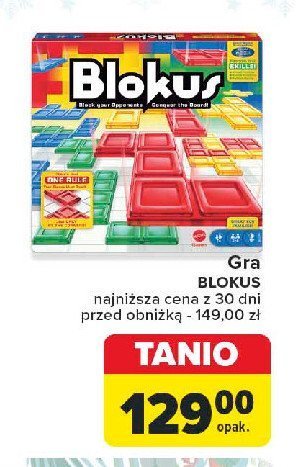 Gra blokus Mattel promocja w Carrefour