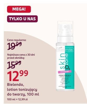 Lotion tonizujący Bielenda do twarzy, 100 ml promocja w Rossmann