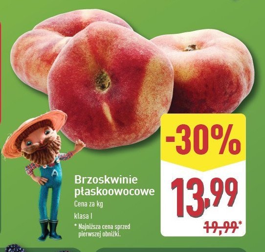 Brzoskwinie płaskoowocowe promocja