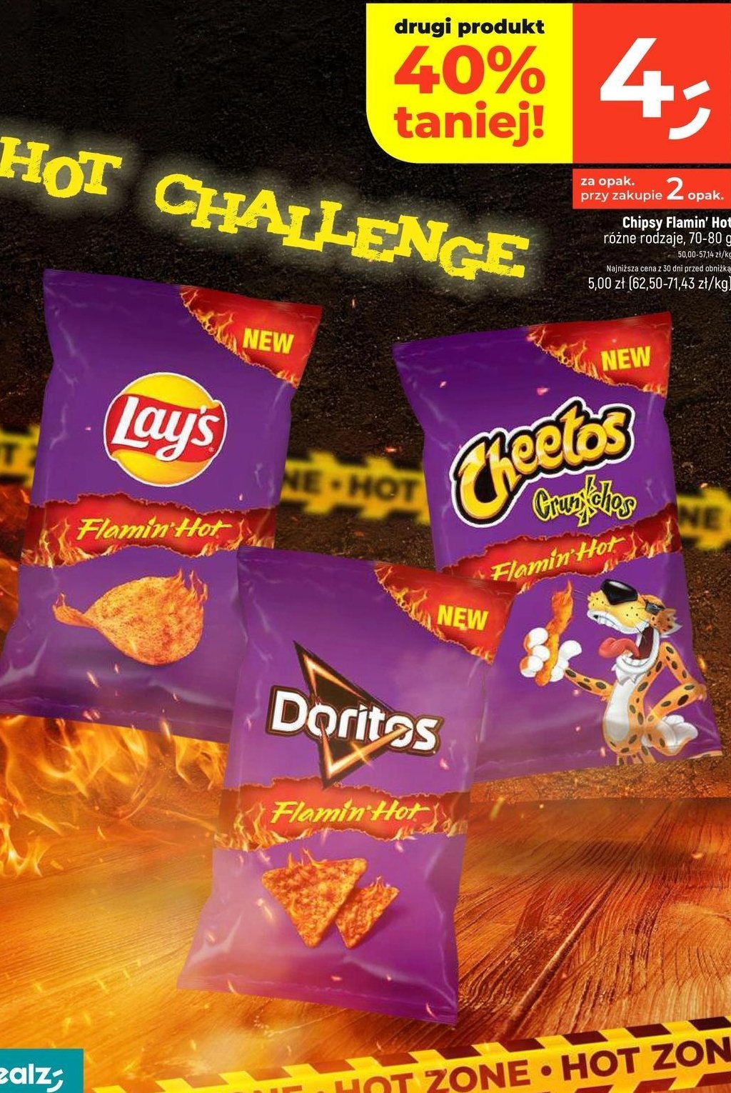 Chipsy flamin' hot Lay's Frito lay lay's promocja