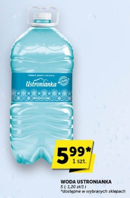 Woda USTRONIANKA promocja w Euro Sklep