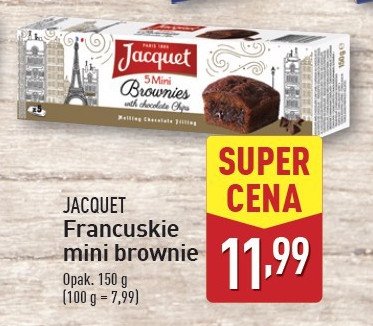 Mini brownie with cocoa Jacquet promocja w Aldi