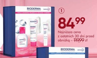 Zestaw kosmetyków BIODERMA SENSIBIO krem Defensive 40 ml + krem pod oczy 15 ml + woda micelarna 100 ml + olejek do mycia 200 ml + krem do ciała 200 ml + krem do rąk 50 ml promocja w Super-Pharm