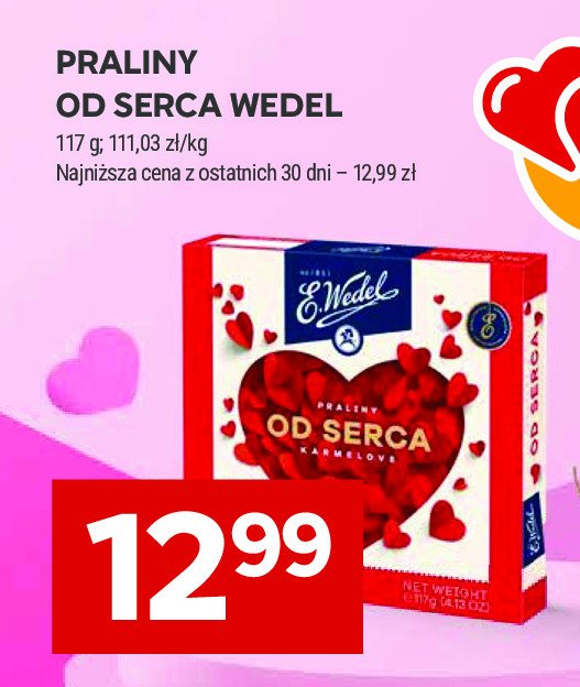 Bombonierka E. wedel od serca promocja