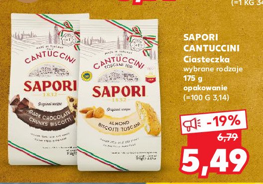 Ciasteczka cantuccini z migda艂ami Sapori 1832 promocja