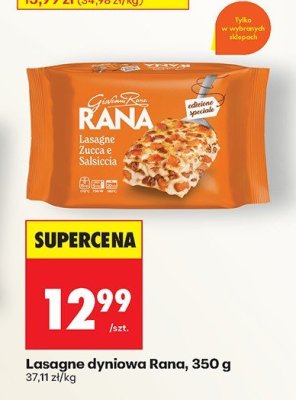 Lasagne dyniowa Rana 350g promocja w Biedronka