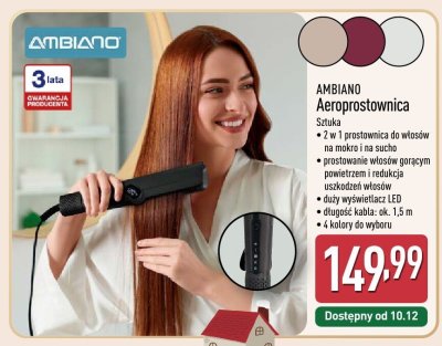 Aeroprostownica AMBIANO promocja w Aldi