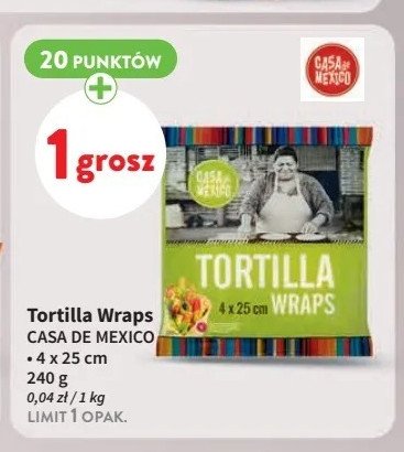 Tortilla wraps Casa de mexico promocja w Intermarche