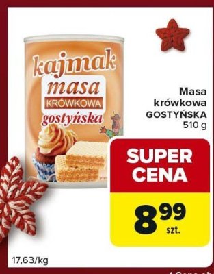 Masa krówkowa GOSTYŃSKA promocja w Carrefour Express
