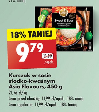 Kurczak w sosie słodko-kwaśnym Asia flavours promocja