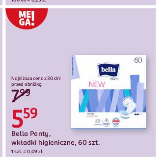 Wkładki higieniczne Bella panty new promocja