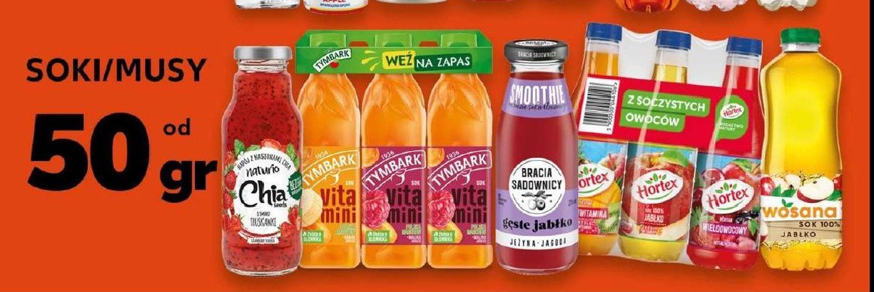 Napój smoothie jabłko-jagoda-jeżyna Bracia sadownicy promocja