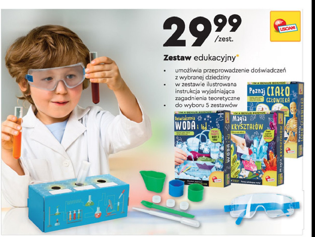Gra magia kryszta艂贸w Lisciani giochi promocja