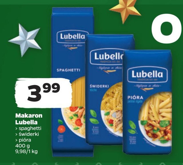 Makaron spaghetti Lubella makaron promocja w Netto