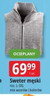 Sweter m臋ski Auchan inextenso promocja w Leclerc