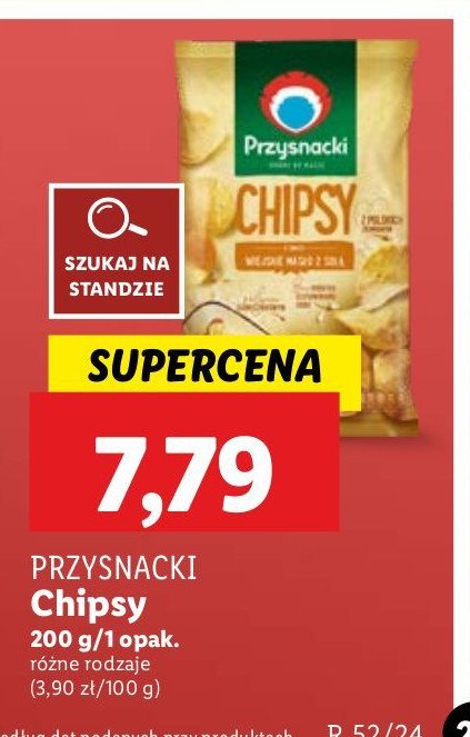 Chipsy wiejskie masło z solą Przysnacki promocja