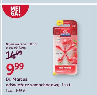 Zapach samochodowy red fruits Dr. marcus promocja