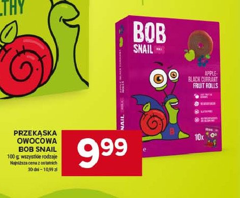 Przeąska owocowa Bob snail promocja