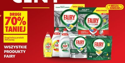Produkty Fairy DRUGI -70% promocja w Biedronka