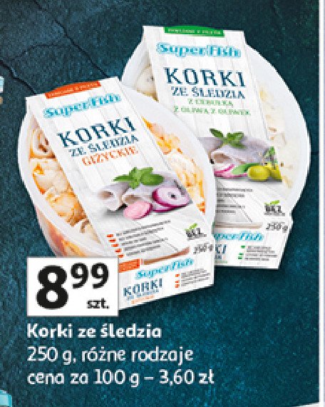 Koreczki śledziowe giżyckie Superfish promocja