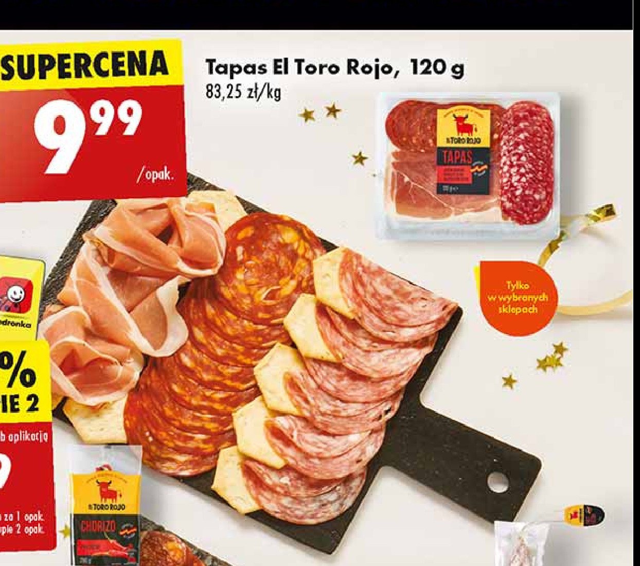 Zestaw wędlin tapas El toro rojo promocja