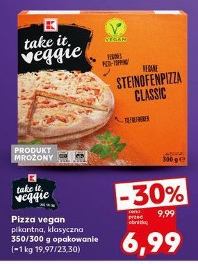 Pizza pikantna K-classic takie it veggie promocja