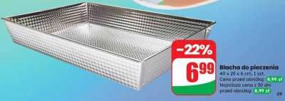 Blacha do pieczenia 40 x 25 x 6 cm promocja w Dino