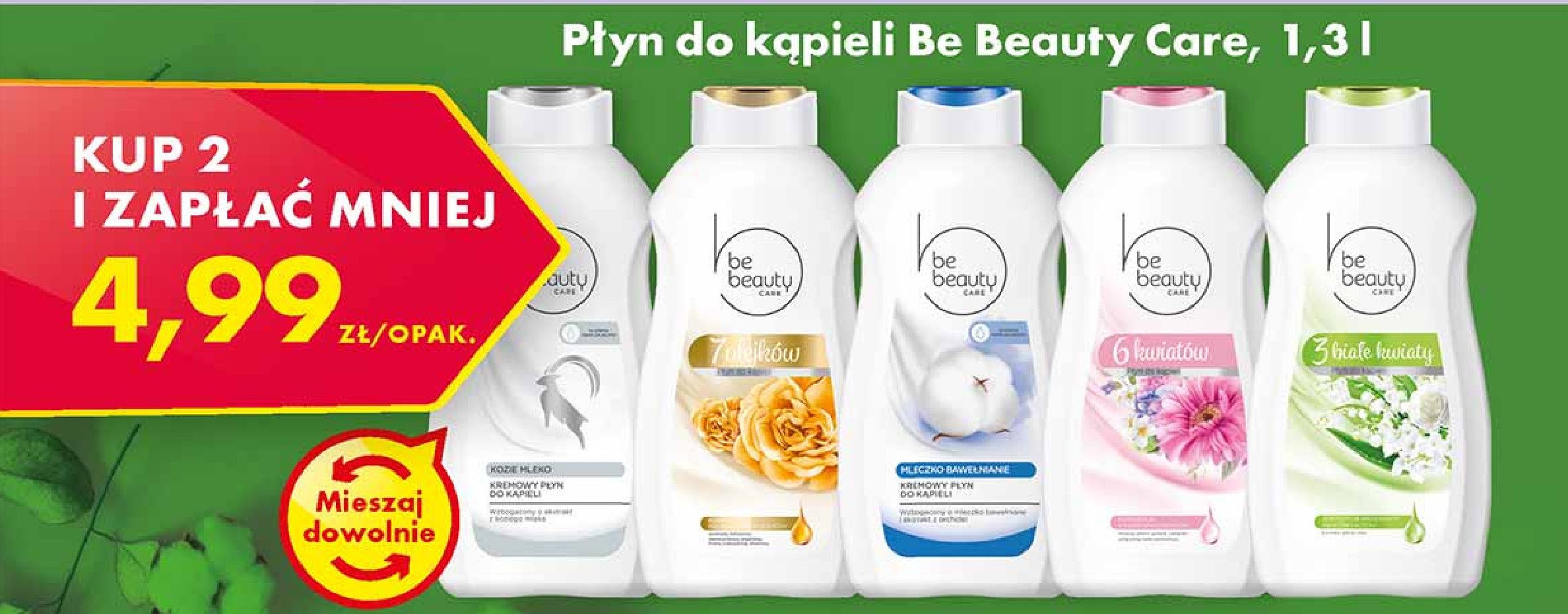 Płyn do kąpieli 3 białe kwiaty