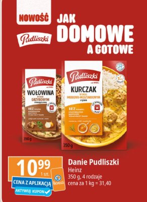 Kurczak w sosie miodo-musztardowym z ryżem Pudliszki promocja
