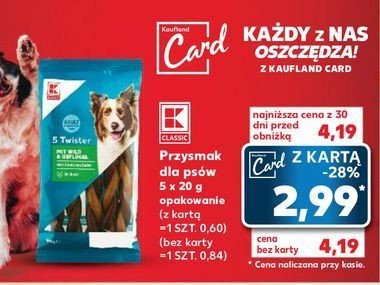 Przysmak dla psa K-classic promocja