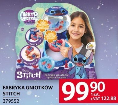 Zabawka Fabryka gniotków Stitch promocja w Selgros