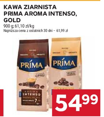 Kawa Cafe prima aroma gold promocja